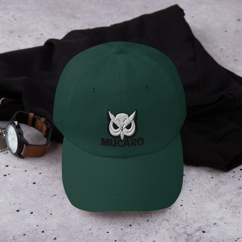 Múcaro’s really sexy logo Dad hat