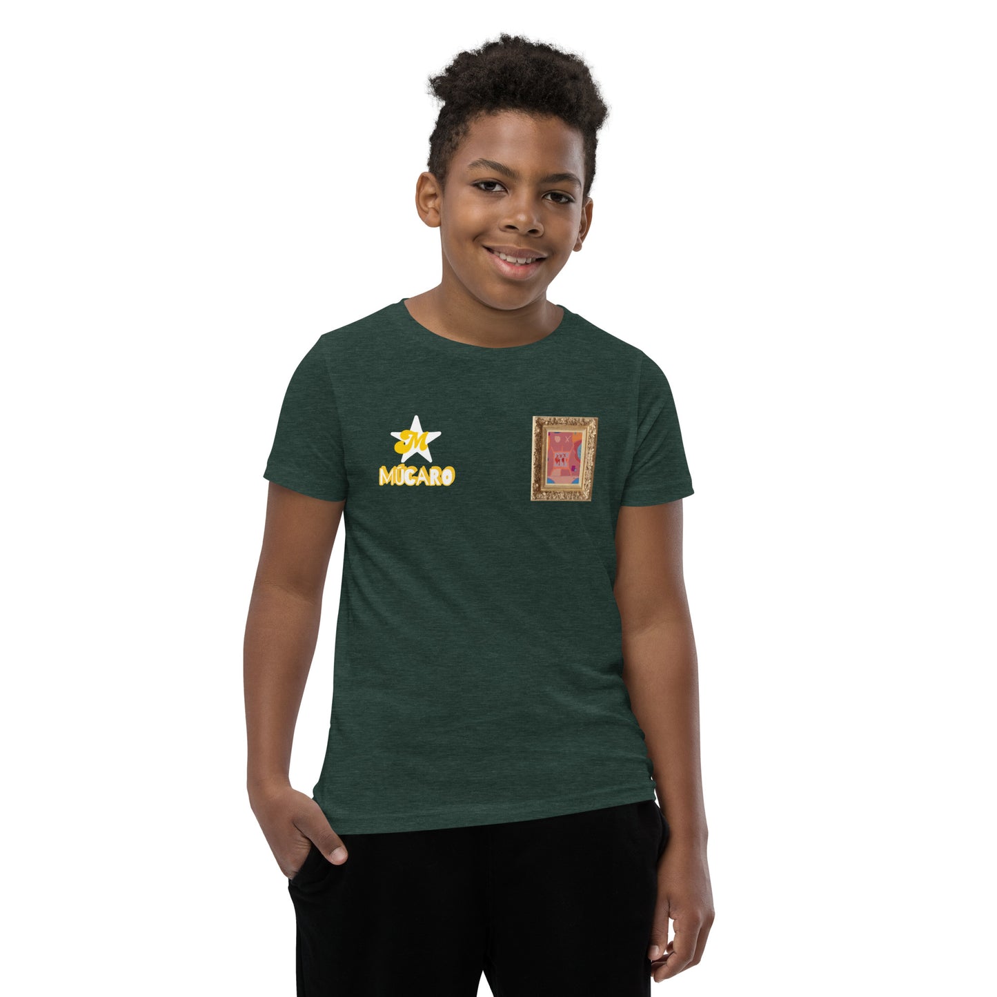 My nephew designed this t-shirt Youth Short Sleeve T-Shirt
