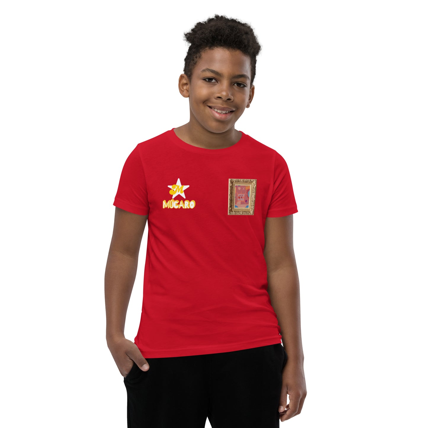 My nephew designed this t-shirt Youth Short Sleeve T-Shirt